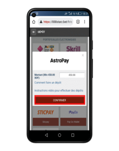 confirmer la transaction